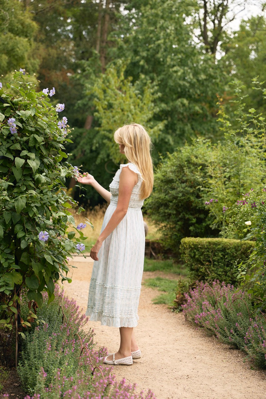 amy jane london green dress Bellara Plus Tiered Ruffle Midi Dress by Amy Jane London in Pink, Size: 3X at Anthropologie