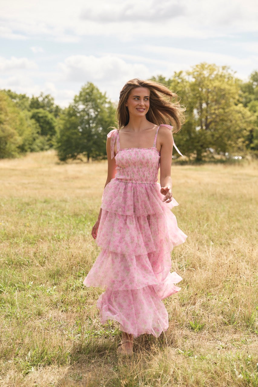 Aria Maxi Dress - XS / Rosy Ribbons Aria Maxi Dress - XS / Rosy Ribbons